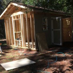 Outdoor Shed Construction