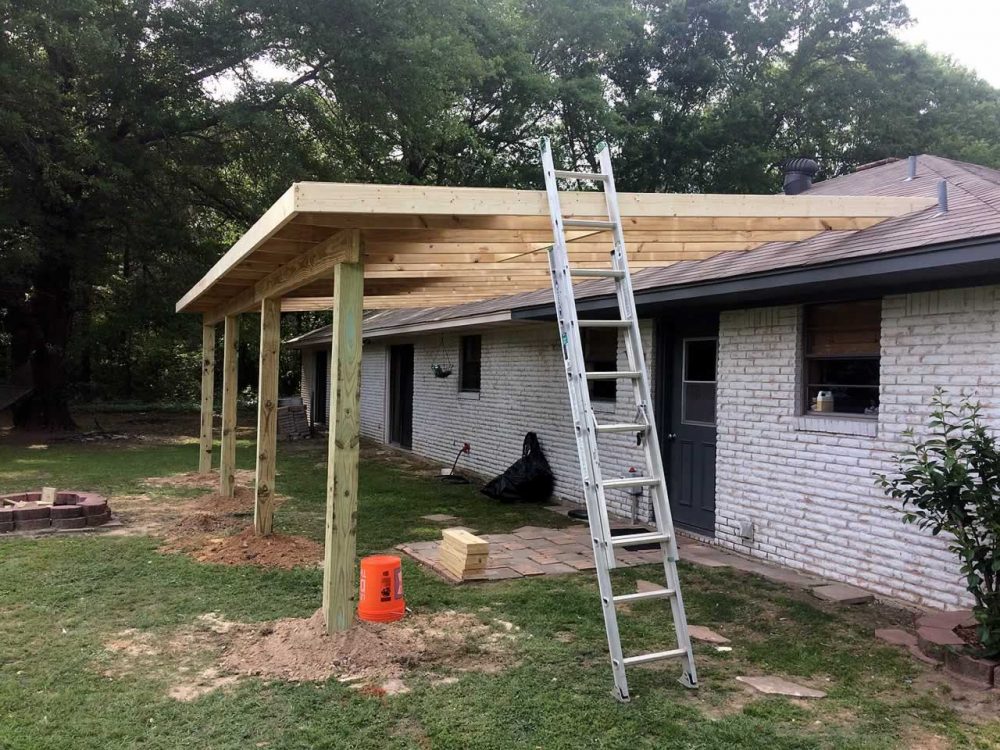 Diana TX Porch Roof Addition