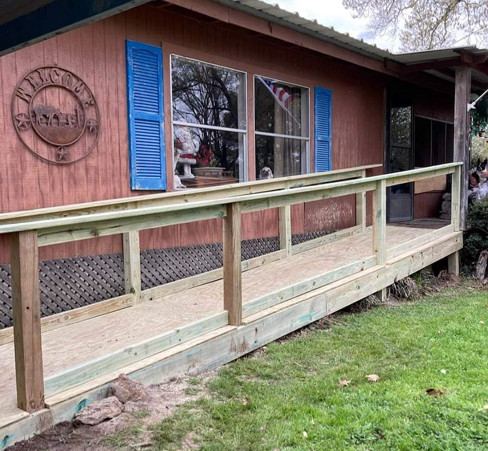 Wheelchair Ramp - Lake O' Pines TX